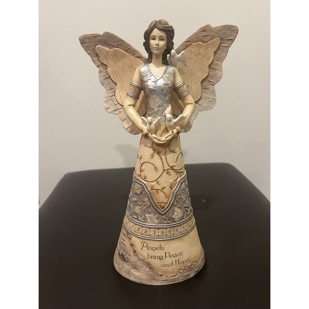 Nature Angel Holding 2 Doves - Elements - Peace & Hope 82001- Pavillion